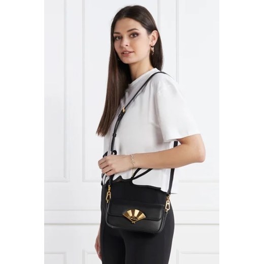 Karl Lagerfeld Skórzana listonoszka signature fan sm crossbody Karl Lagerfeld OS Gomez Fashion Store promocja