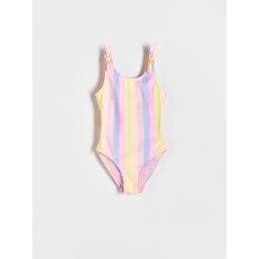 Reserved - Jednoczęściowy strój kąpielowy w paski - wielobarwny ze sklepu Reserved w kategorii Stroje kąpielowe - zdjęcie 167744693