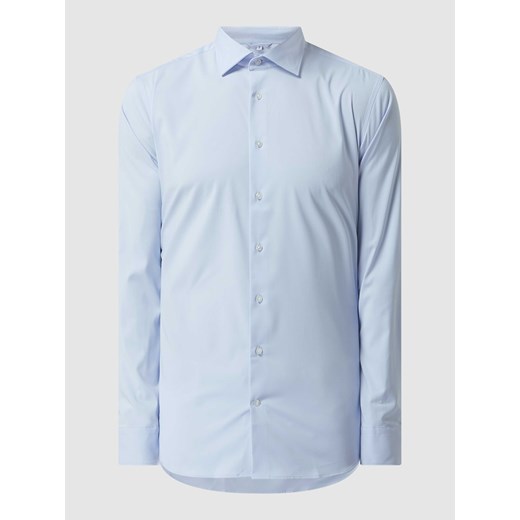 Koszula biznesowa o kroju slim fit z diagonalu ze sklepu Peek&Cloppenburg  w kategorii Koszule męskie - zdjęcie 167745550