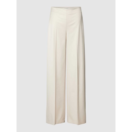 Spodnie w stylu Marleny Dietrich z dodatkiem wiskozy i zakładkami w pasie ze sklepu Peek&Cloppenburg  w kategorii Spodnie damskie - zdjęcie 167745883