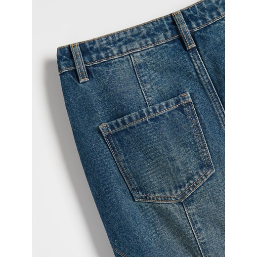 Spódnica Reserved z jeansu midi casualowa 