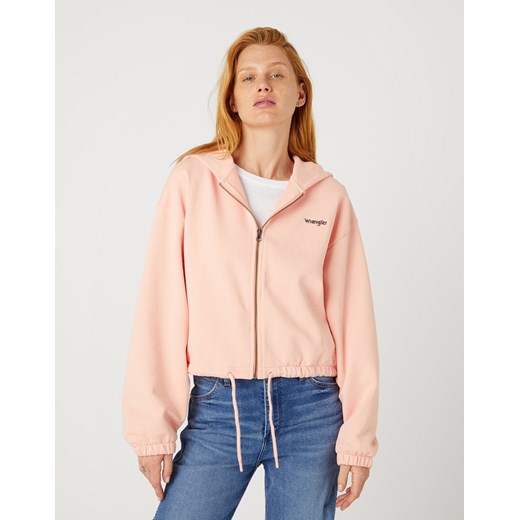 Bluza Damska Wrangler Zip Hoodie Peach Melba W6T0I4P60 Wrangler L wyprzedaż Elwix