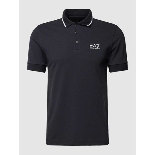 Koszulka polo z nadrukiem z logo ze sklepu Peek&Cloppenburg  w kategorii T-shirty męskie - zdjęcie 167748994