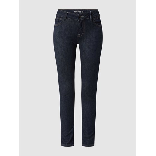 Jeansy o kroju skinny fit z dodatkiem streczu model ‘Alicia’ Blue Fire Jeans 30/28 wyprzedaż Peek&Cloppenburg 
