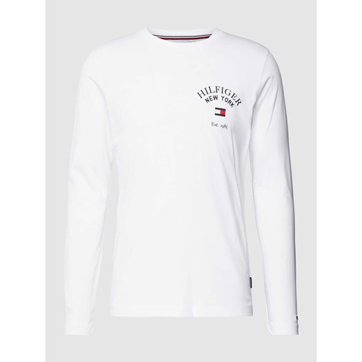 Bluzka z długim rękawem i nadrukiem z logo model ‘ARCH VARSITY’ ze sklepu Peek&Cloppenburg  w kategorii T-shirty męskie - zdjęcie 167749083