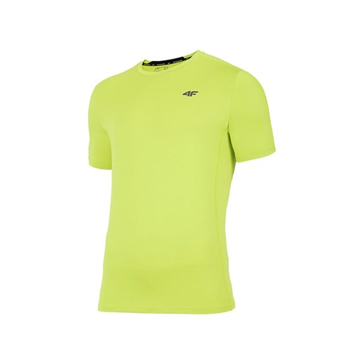 4F Koszulka funkcyjna w kolorze limonkowym ze sklepu Limango Polska w kategorii T-shirty męskie - zdjęcie 167749291