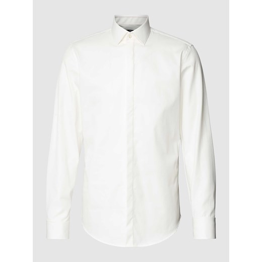 Koszula biznesowa o kroju slim fit z kołnierzykiem typu kent ze sklepu Peek&Cloppenburg  w kategorii Koszule męskie - zdjęcie 167754371