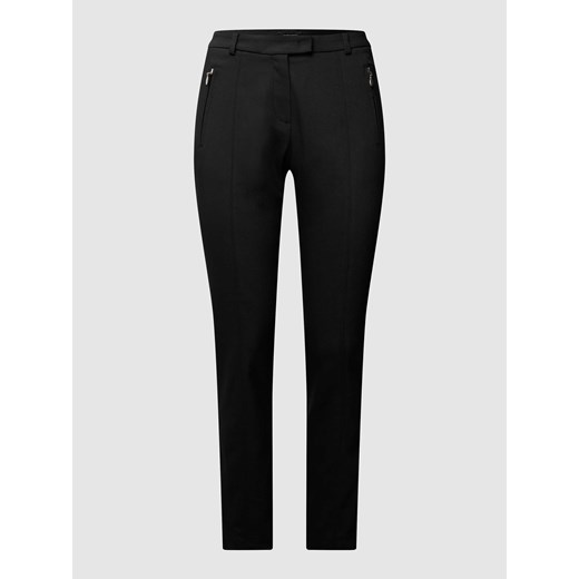 Spodnie materiałowe o wąskim kroju z dodatkiem streczu ze sklepu Peek&Cloppenburg  w kategorii Spodnie damskie - zdjęcie 167754441