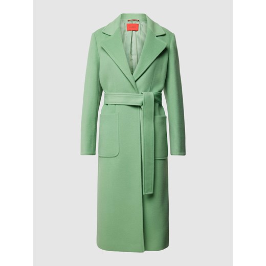 Płaszcz z wiązanym paskiem model ‘RUNAWAY’ ze sklepu Peek&Cloppenburg  w kategorii Płaszcze damskie - zdjęcie 167756754