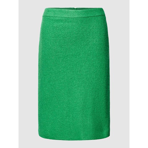 Spódnica o długości do kolan w jednolitym kolorze ze sklepu Peek&Cloppenburg  w kategorii Spódnice - zdjęcie 167756761