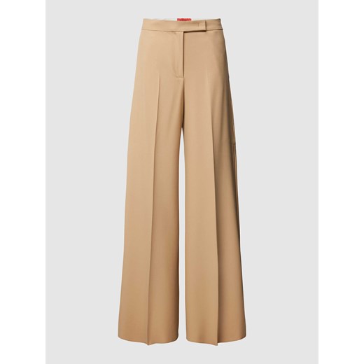 Spodnie materiałowe z lamowanymi kieszeniami z tyłu model ‘CARONTE' ze sklepu Peek&Cloppenburg  w kategorii Spodnie damskie - zdjęcie 167756763