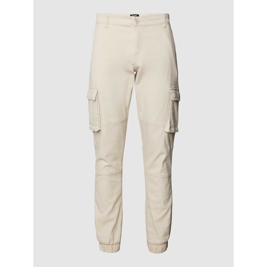 Spodnie cargo o kroju regular fit z bocznymi,wpuszczanymi kieszeniami ze sklepu Peek&Cloppenburg  w kategorii Spodnie męskie - zdjęcie 167759051