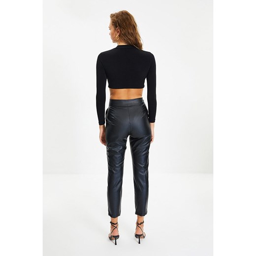 trendyol Spodnie w kolorze czarnym Trendyol 36 Limango Polska wyprzedaż