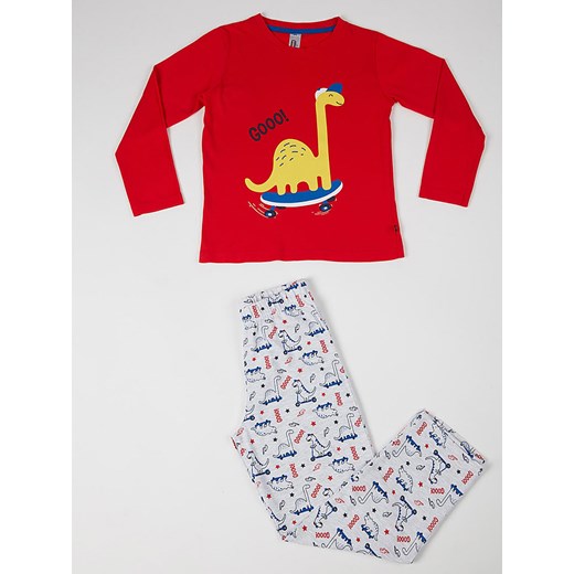 mon P´tit Dodo Piżama w kolorze czerwono-szarym ze sklepu Limango Polska w kategorii Piżamy dziecięce - zdjęcie 167760661