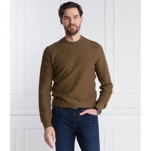 BOSS ORANGE Sweter Anion | Regular Fit | z dodatkiem kaszmiru ze sklepu Gomez Fashion Store w kategorii Swetry męskie - zdjęcie 167763763
