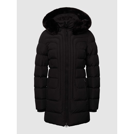 Płaszcz pikowany z odpinanym kapturem model ‘Belvitesse’ ze sklepu Peek&Cloppenburg  w kategorii Kurtki damskie - zdjęcie 167764334