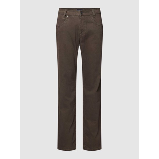 Spodnie z naszywką z logo ze sklepu Peek&Cloppenburg  w kategorii Spodnie damskie - zdjęcie 167764724