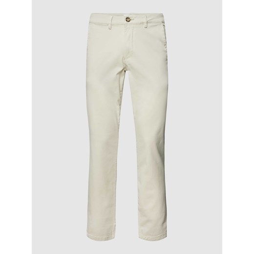 Chinosy o kroju slim fit w jednolitym kolorze model ‘NEW Miles’ ze sklepu Peek&Cloppenburg  w kategorii Spodnie męskie - zdjęcie 167765173