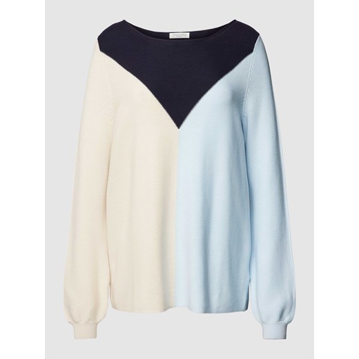 Sweter z dzianiny w stylu Colour Blocking ze sklepu Peek&Cloppenburg  w kategorii Swetry damskie - zdjęcie 167765623