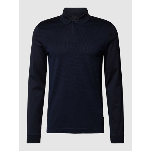 Koszulka polo z długimi rękawami model ‘Pleins’ ze sklepu Peek&Cloppenburg  w kategorii T-shirty męskie - zdjęcie 167765912