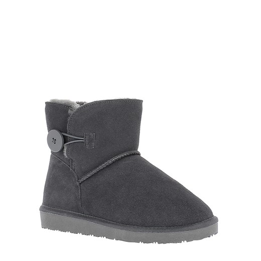 NICEBAY Skórzane botki zimowe zimowe &quot;Fowl&quot; w kolorze szarym ze sklepu Limango Polska w kategorii Śniegowce damskie - zdjęcie 167767372