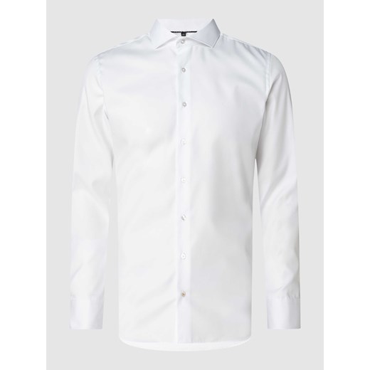 Koszula biznesowa o kroju slim fit z diagonalu ze sklepu Peek&Cloppenburg  w kategorii Koszule męskie - zdjęcie 167768663
