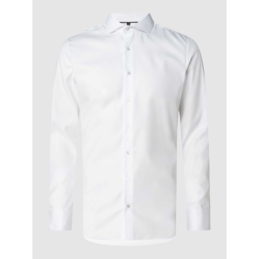 Koszula biznesowa o kroju Slim Fit z bawełny ze sklepu Peek&Cloppenburg  w kategorii Koszule męskie - zdjęcie 167768663