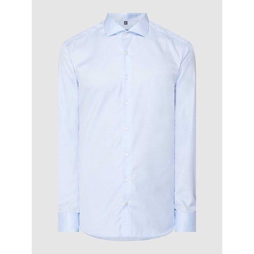 Koszula biznesowa o kroju slim fit z diagonalu ze sklepu Peek&Cloppenburg  w kategorii Koszule męskie - zdjęcie 167768914