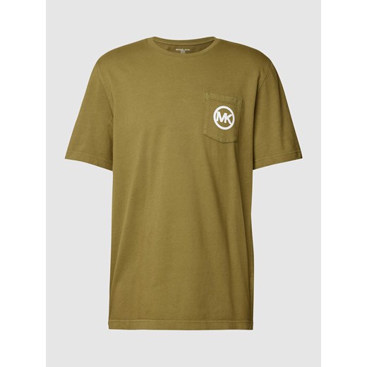 T-shirt z nadrukiem z logo ze sklepu Peek&Cloppenburg  w kategorii T-shirty męskie - zdjęcie 167769123