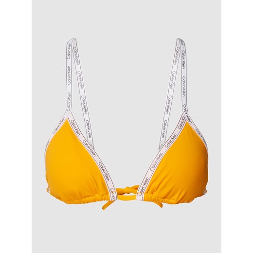 Top bikini z detalami z logo ze sklepu Peek&Cloppenburg  w kategorii Stroje kąpielowe - zdjęcie 167769131