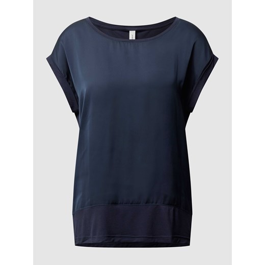Bluzka z przodem w kontrastowym kolorze ze sklepu Peek&Cloppenburg  w kategorii Bluzki damskie - zdjęcie 167769634