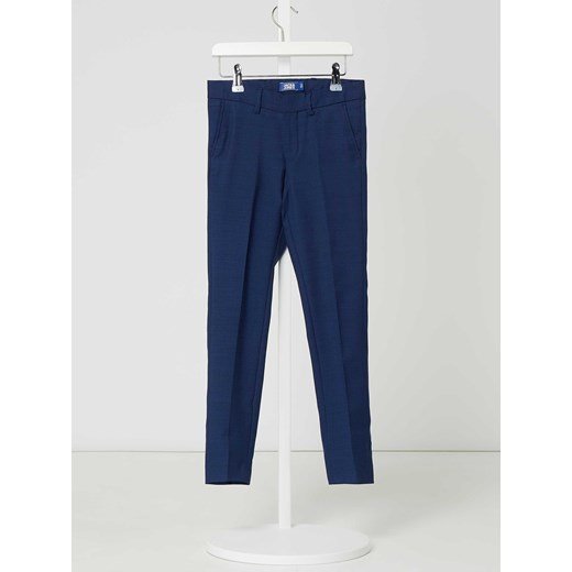 Spodnie do garnituru o kroju regular fit z dodatkiem wełny model ‘Solaris’ ze sklepu Peek&Cloppenburg  w kategorii Spodnie chłopięce - zdjęcie 167769794