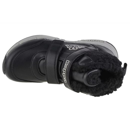 Buty zimowe dziecięce czarne Kappa na rzepy 