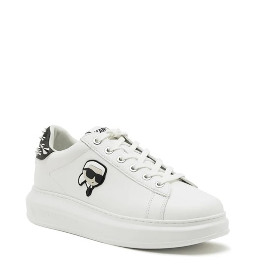 Buty sportowe damskie Karl Lagerfeld sneakersy białe z tworzywa sztucznego 