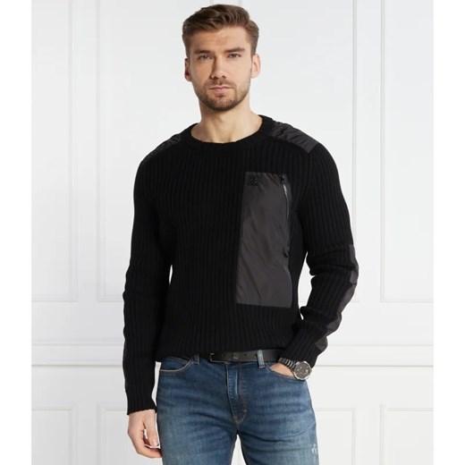 HUGO Sweter Stofor | Regular Fit ze sklepu Gomez Fashion Store w kategorii Swetry męskie - zdjęcie 167771292