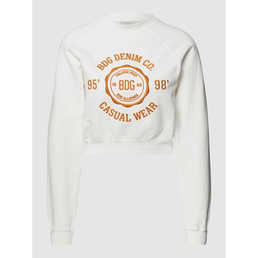 Bluza krótka z wyhaftowanym logo Bdg Urban Outfitters L okazyjna cena Peek&Cloppenburg 