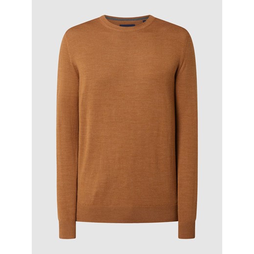 Sweter z wełny merino mieszanej ze sklepu Peek&Cloppenburg  w kategorii Swetry męskie - zdjęcie 167774050