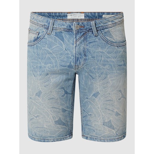 Szorty jeansowe o kroju regular fit z bawełny ze sklepu Peek&Cloppenburg  w kategorii Spodenki męskie - zdjęcie 167774443