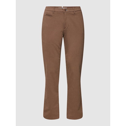 Spodnie z fakturowanym wzorem model ‘FABIO IN’ ze sklepu Peek&Cloppenburg  w kategorii Spodnie męskie - zdjęcie 167774451