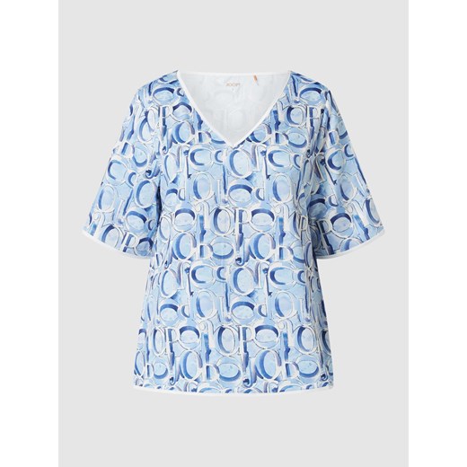 Góra od piżamy ze wzorem z logo ze sklepu Peek&Cloppenburg  w kategorii Piżamy damskie - zdjęcie 167774961