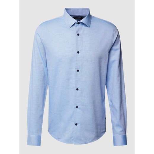 Koszula casualowa o kroju regular fit z fakturowanym wzorem model ‘trostol’ ze sklepu Peek&Cloppenburg  w kategorii Koszule męskie - zdjęcie 167775022