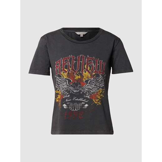 T-shirt z nadrukowanym motywem ze sklepu Peek&Cloppenburg  w kategorii Bluzki damskie - zdjęcie 167775141