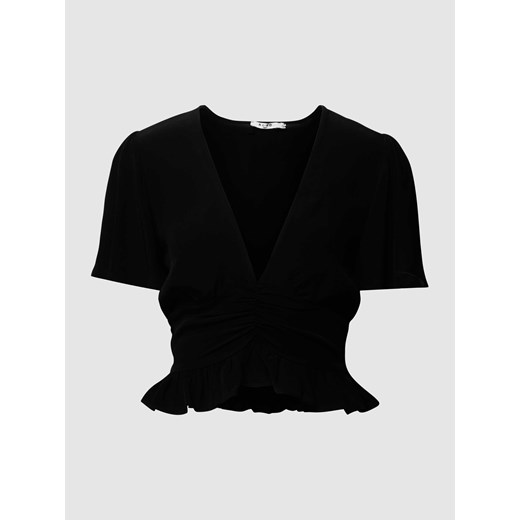 Bluzka krótka z rękawami nietoperzowymi ze sklepu Peek&Cloppenburg  w kategorii Bluzki damskie - zdjęcie 167775203