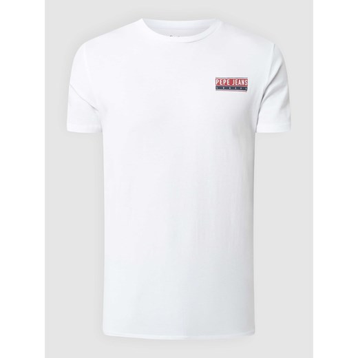 T-shirt o kroju slim fit z nadrukiem z logo model ‘Jossy’ ze sklepu Peek&Cloppenburg  w kategorii T-shirty męskie - zdjęcie 167775553