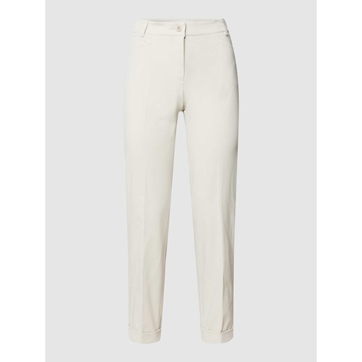 Spodnie materiałowe z dodatkiem streczu model ‘Ute’ ze sklepu Peek&Cloppenburg  w kategorii Spodnie damskie - zdjęcie 167776161