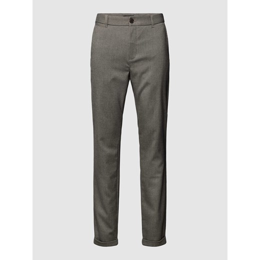 Spodnie materiałowe z wpuszczanymi kieszeniami model ‘Liam’ ze sklepu Peek&Cloppenburg  w kategorii Spodnie męskie - zdjęcie 167776322