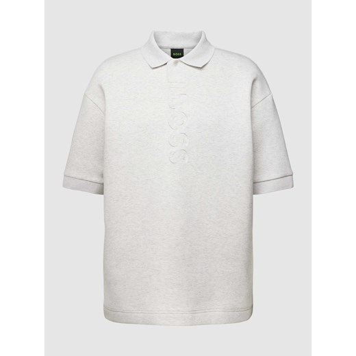 Koszulka polo o kroju relaxed fit z detalami z logo model ‘Pirax’ ze sklepu Peek&Cloppenburg  w kategorii T-shirty męskie - zdjęcie 167776421