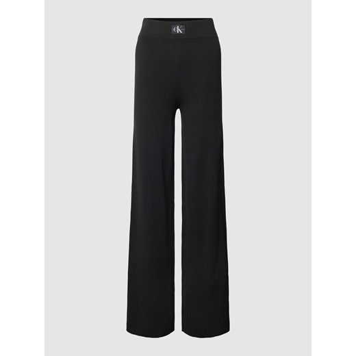 Spodnie materiałowe z drobnym prążkowaniem model ‘VARIEGATED’ ze sklepu Peek&Cloppenburg  w kategorii Spodnie damskie - zdjęcie 167776894