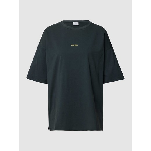 T-shirt z nadrukiem z logo — AMP X P&C ze sklepu Peek&Cloppenburg  w kategorii Bluzki damskie - zdjęcie 167777322