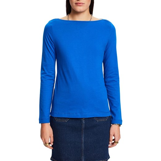 ESPRIT Koszulka w kolorze niebieskim ze sklepu Limango Polska w kategorii Bluzki damskie - zdjęcie 167779883